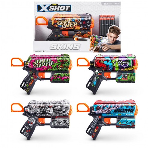 X-SHOT SKINS FLUX BULK + 8 DARTS...