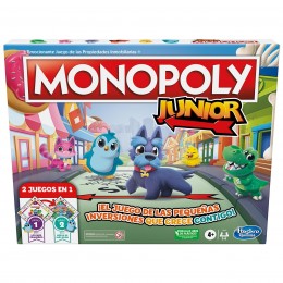 MONOPOLY JUNIOR 2 GAMES IN... 2