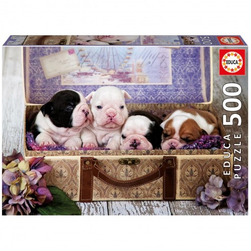 PUZZLE 500 PUPPIES 19007 EDUCA