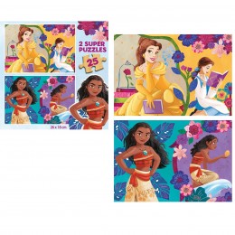 PUZZLE 2X25 DISNEY PRINCESS...
