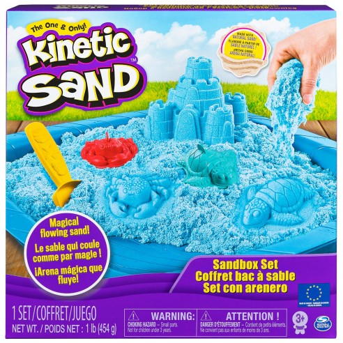 KINETIC SAND SANDBOX SANDBOX SET BLUE...