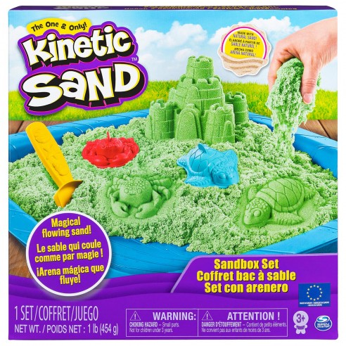 KINETIC SAND SANDBOX SET VERDE...