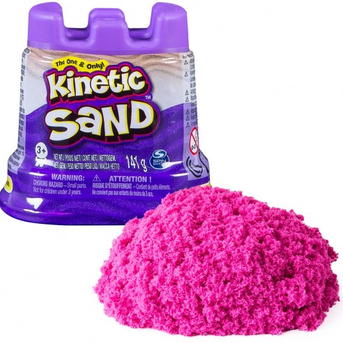 Kinetic Sand Purple with Castle Mold