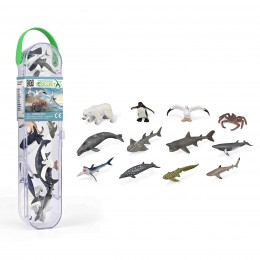 TUBO MINI ANIMALES MARINOS...