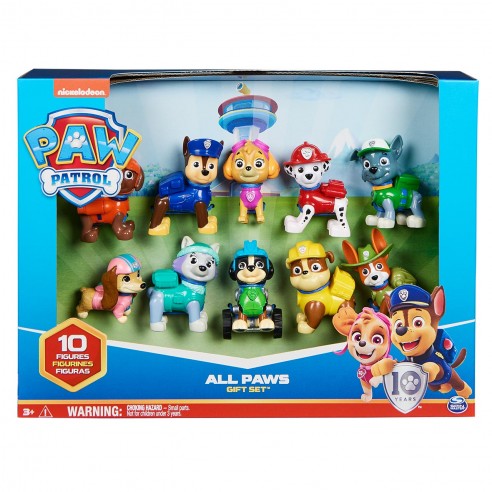 PATRULLA CANINA PACK DE FIGURAS 10...