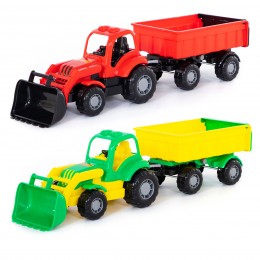 TRACTOR WITH SHOVEL AND...