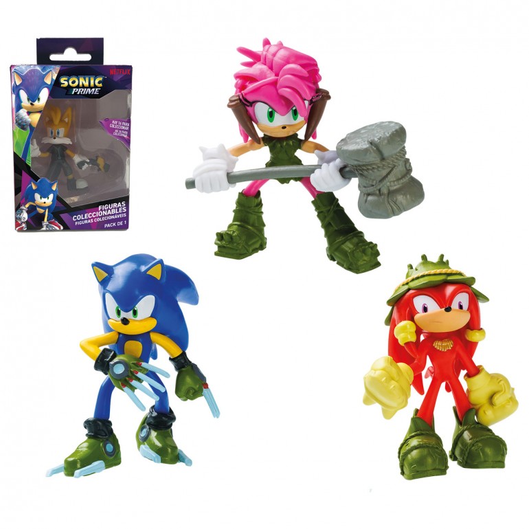 Bizak - Cápsula surpresa com figura articulada Sonic Prime (Vários modelos)  ㅤ, MISC ACTION FIGURES