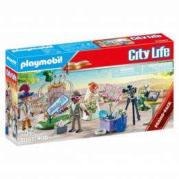 Playmobil - Playmobil City Life: Paramédico y paciente ㅤ, City Life Vida  En La Ciudad