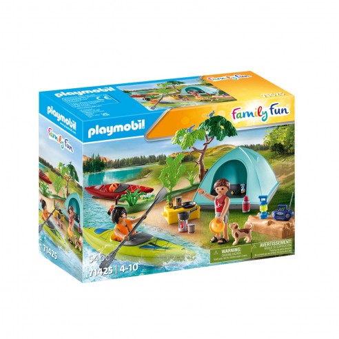 CAMPING WITH CAMPFIRE 71425 PLAYMOBIL