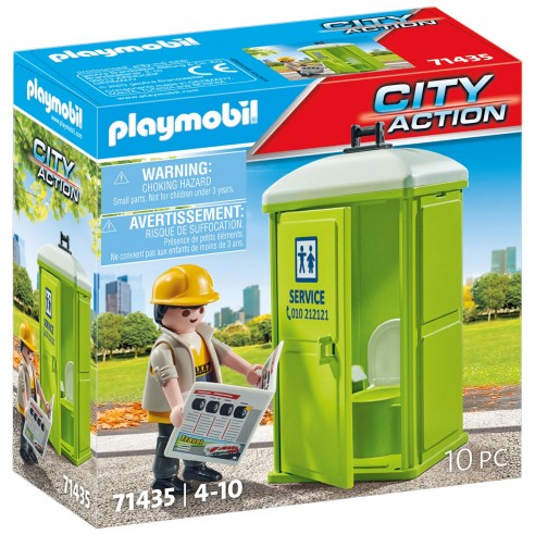 PORTABLE TOILET 71435 PLAYMOBIL