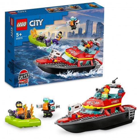 LEGO CITY 60373 LEGO FIRE RESCUE BOAT...