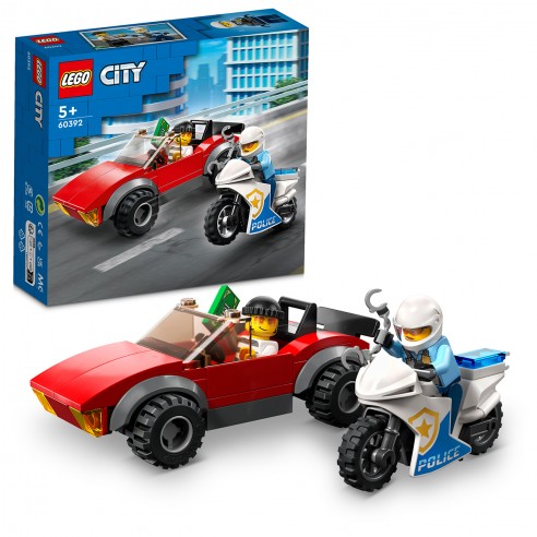 LEGO CITY POLICE MOTORCYCLE AND...