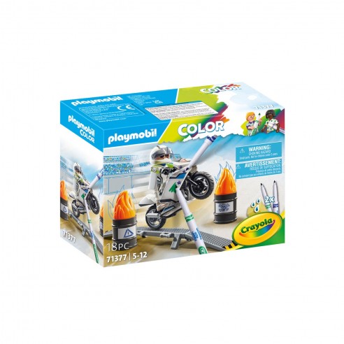 PLAYMOBIL COLOR: MOTORCYCLE 71377...