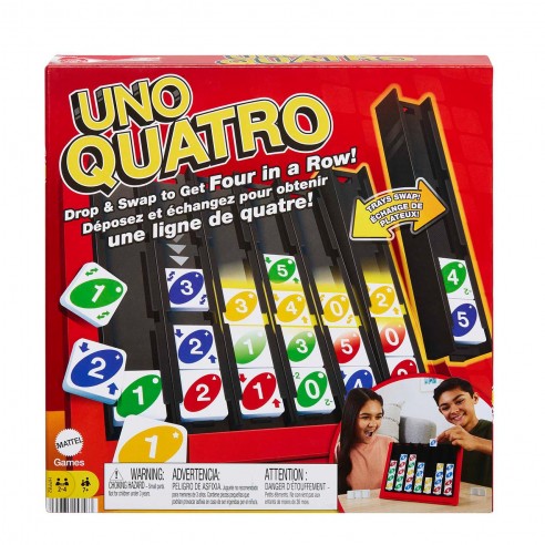 GAME UNO QUATRO HPF82 MATTEL GAMES