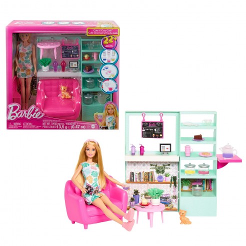 BARBIE CAFE WELLNESS DOLL HKT94 MATTEL