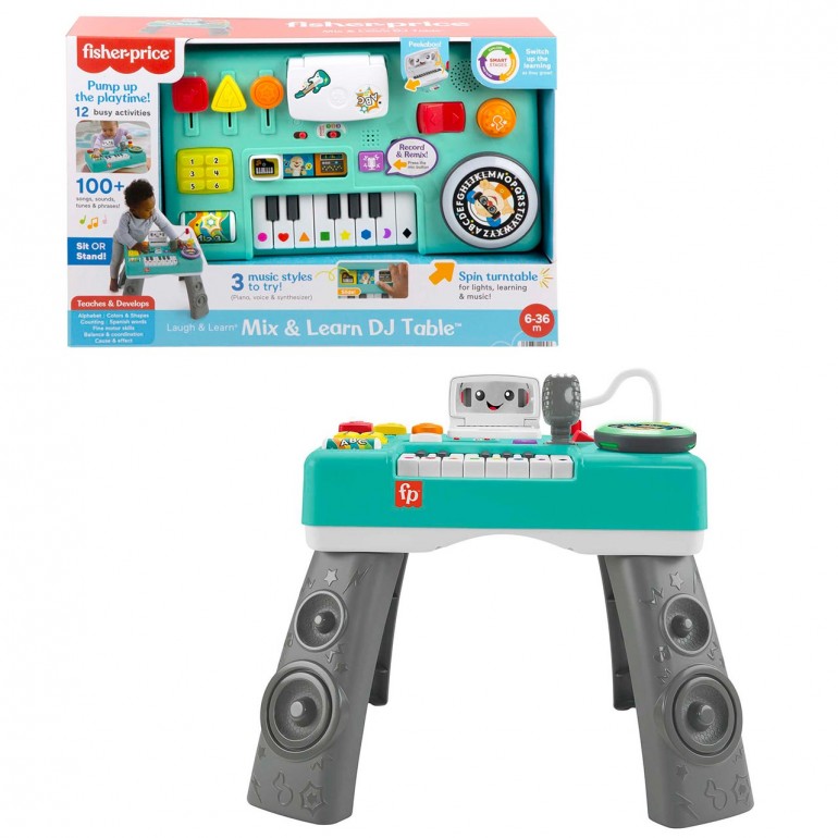 Fisher-Price Fisher-Price Laugh & Learn Remix Record Player Learning M –  Archies Toys