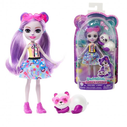 MUÑECA ENCHANTIMALS PURPLE PANDA...