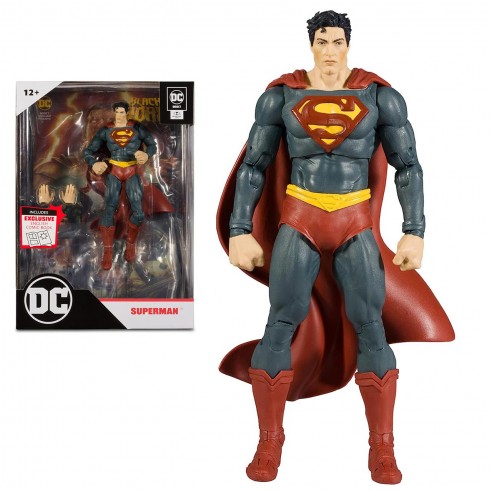 DC COMIC BOOK SUPERMAN 7" FIGURE...
