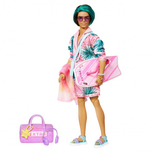 BARBIE EXTRA FLY BEACH DOLL HNP86 MATTEL