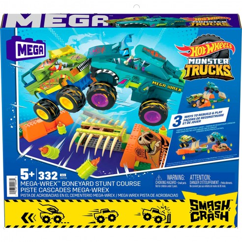 Mega construx Hot Wheels Monster Trucks Pista Mega Wrex Multicolor