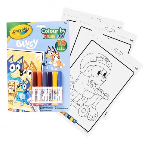BLUEY NUMBERS COLORING AND ACTIVITIES...