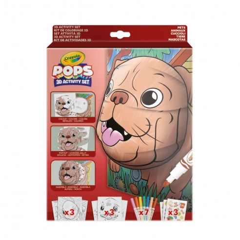 PETS POPS ACTIVITIES SET 04-2804 CRAYOLA