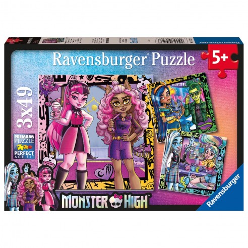 PUZZLE 3X49 PIEZAS MONSTER HIGH 05723...