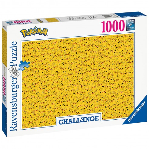 Pokemon Let's Make It Together Pikachu Blocks 1000-Piece Puzzle
