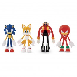 PACK 4 FIGURAS SONIC THE...