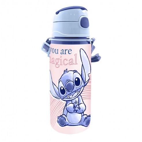 WATER BOTTLE WITH HANDLE 600ML STITCH...