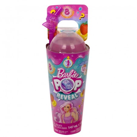 Barbie Pop Reveal Series Tropical Fruit Smoothie Doll Pink