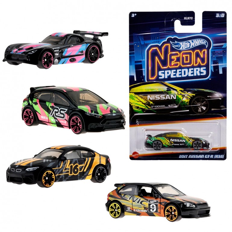 Hot Wheels coches de juguete Honda, modelos surtidos de Mattel