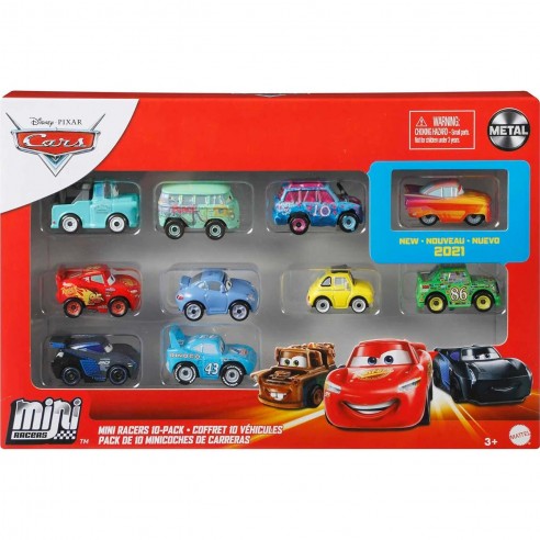 COCHES PACK 3 CARS MINIS 10 GKG70 MATTEL