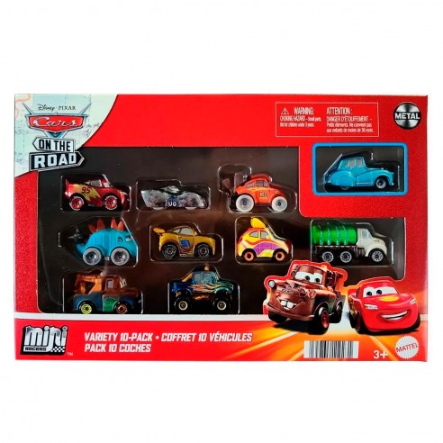 CARS MINI RACERS ON THE ROAD HLV32...