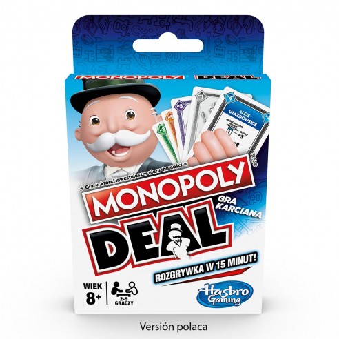 MONOPOLY DEAL GAME IN POLISH E3113...