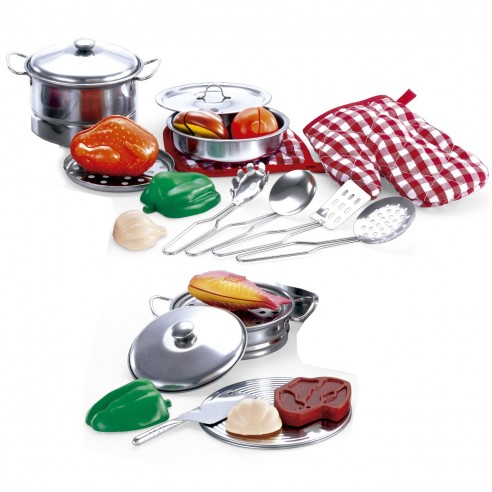 23-piece stainless steel kitchenware set
