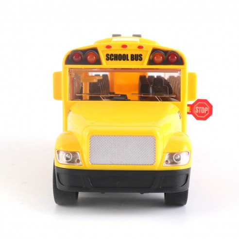 Bus City Heroes 1:16 TACHAN – Jouet Sonore CJT, Double Lumière, Multicolore, Pour Enfants