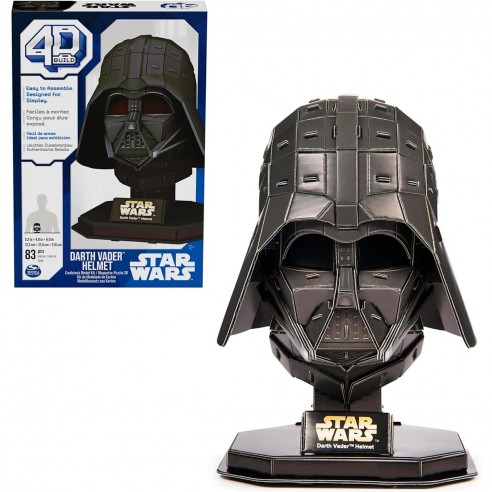 DARTH VADER STAR WARS 4D HELMET...