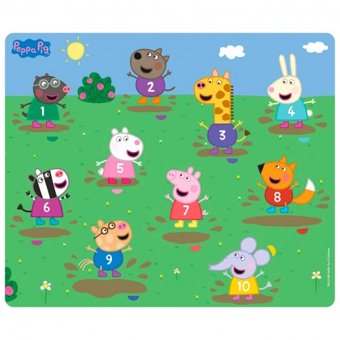 PEPPA'S STACKING PUZZLE COLORS