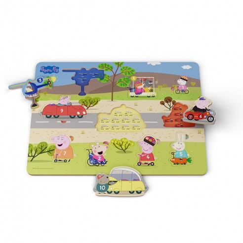 PEPPA'S STACKING PUZZLE NUMBERS