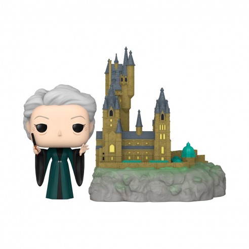 FUNKO POP FIGURA MINERVA CON HOGWARTS...