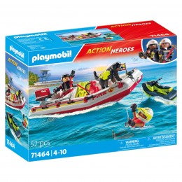 FIRE BOAT WITH JET SKI...