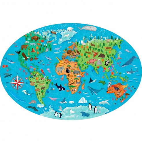 PUZZLE 205 PIECES ANIMALS OF THE...