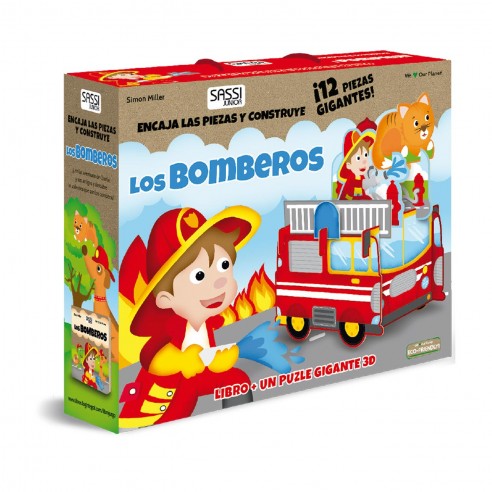 LOS BOMBEROS 3D 12798 MANOLITO BOOKS