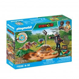 NIDO DE ESTEGOSAURIO CON...