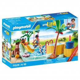 PADDLING POOL WITH JACUZZI...