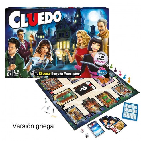 JUEGO CLUEDO MISTERY GAME GRIEGO...