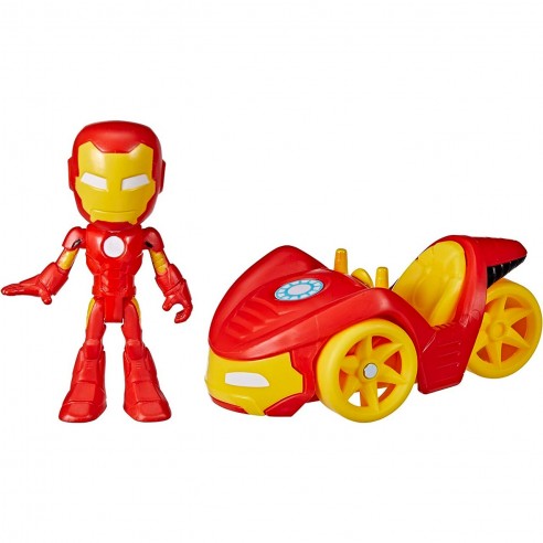 SPIDEY SET FIGURE AND IRON RACER...