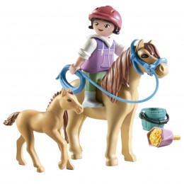 BOY WITH PONY AND FOAL... 2