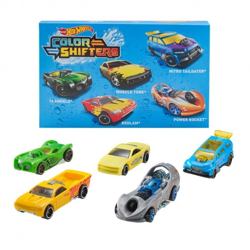 PACK 5 CARS COLOR SHIFTERS GMY09 HOT...
